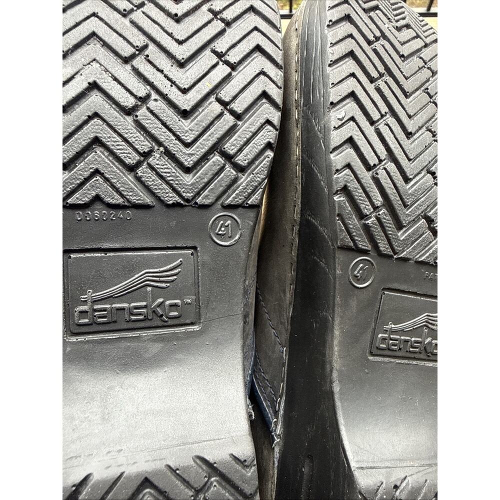 Dansko Black Leather Mules - Picture 13 of 14